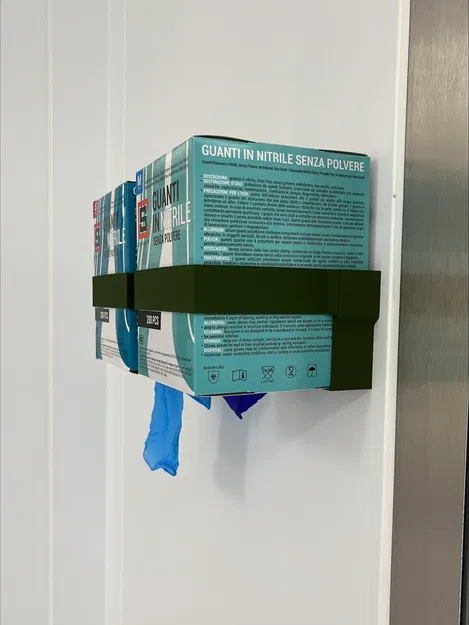 Giá treo tường nhả hộp găng tay lab full size - Image 2