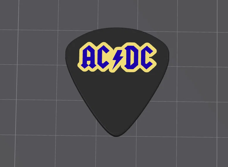 Miếng gảy đàn guitar ACDC - Image 1