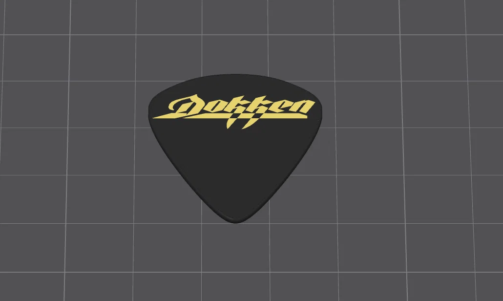 Miếng gảy đàn guitar Dokken (Dokken Guitar Pick) - Image 1