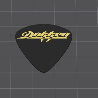 Miếng gảy đàn guitar Dokken (Dokken Guitar Pick)