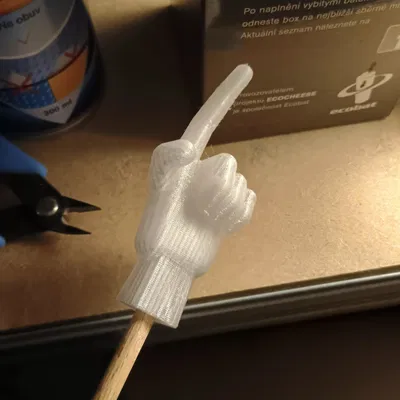 Bàn tay chỉ trỏ gắn trên que (Handy pointer on a stick)