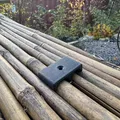 Giá đỡ kẹp hàng rào tre (Bamboo Fence holder) - Thumbnail 3