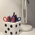 Stiftehalter Würfel Stifte Becher (Ống/khay cắm bút dạng khối lập phương) - Thumbnail 1