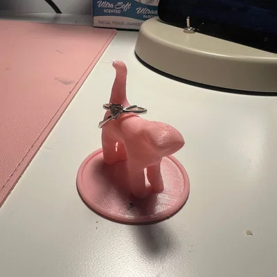 Đế đỡ nhẫn hình mèo (Cat Ring Stand)