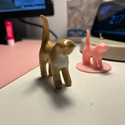 Đế đỡ nhẫn hình mèo (Cat Ring Stand)