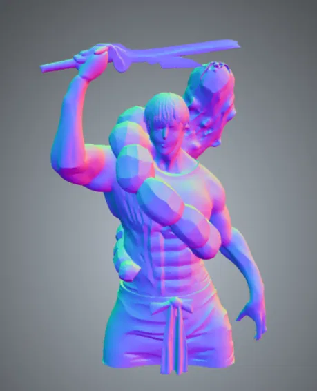 Mô hình 3D Toji - Image 1