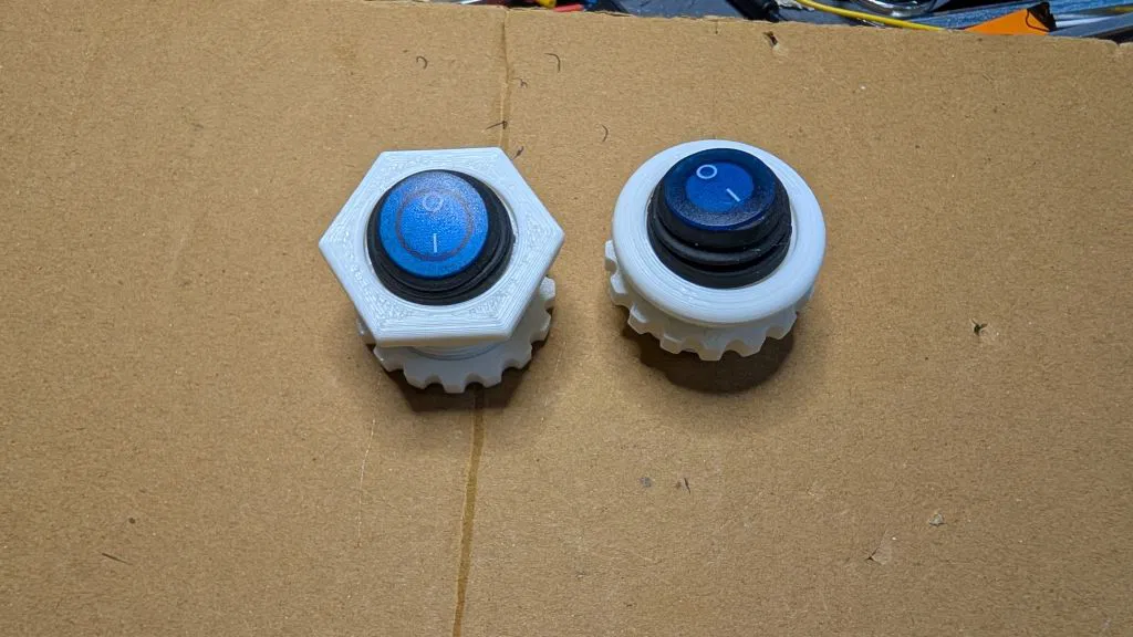 Ngàm gắn công tắc chống nước cho lỗ 30mm - Image 1