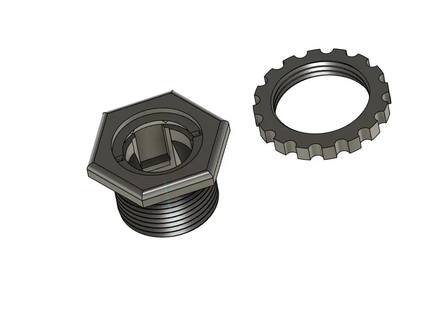 Ngàm gắn công tắc chống nước cho lỗ 30mm - Image 10