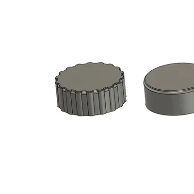 Đế gắn panel Powerpole duplex bản ngắn, nắp vặn, không flange