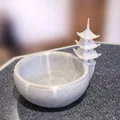 Chậu Bonsai Dạng Tô Kèm Tháp Pagoda (Khuyến nghị dùng Tree Support) - Thumbnail 1