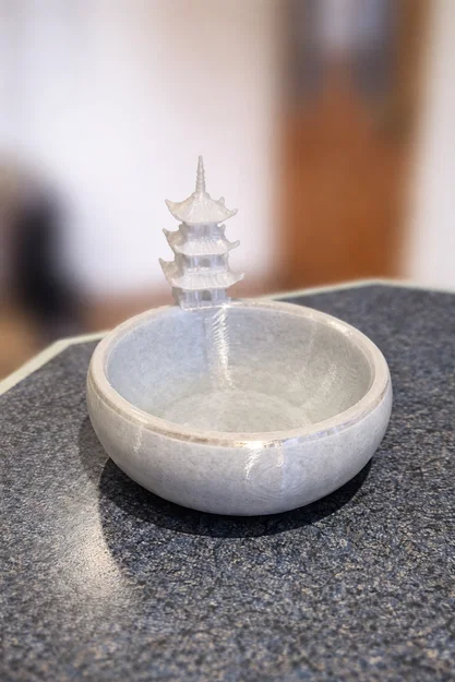 Chậu Bonsai Dạng Tô Kèm Tháp Pagoda (Khuyến nghị dùng Tree Support) - Image 3