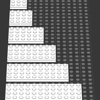 LEGO 3030 3031 3032 11212 3035 3029