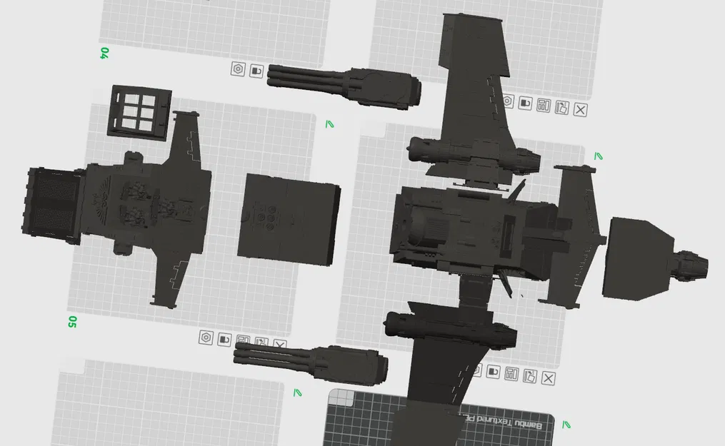 Space gunship – Phi thuyền chiến không gian (miniature) - Image 3