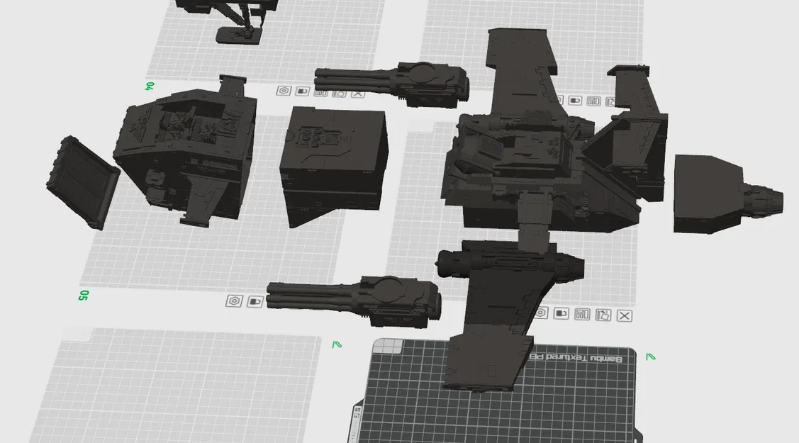 Space gunship – Phi thuyền chiến không gian (miniature) - Image 4