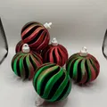 Quả châu Giáng Sinh (Christmas bauble) xoắn ốc - Thumbnail 2
