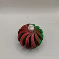 Quả châu Giáng Sinh (Christmas bauble) xoắn ốc - Thumbnail 5