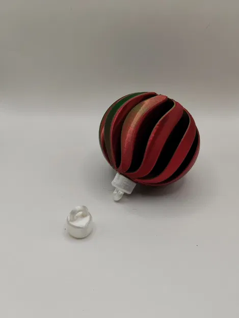 Quả châu Giáng Sinh (Christmas bauble) xoắn ốc - Image 7