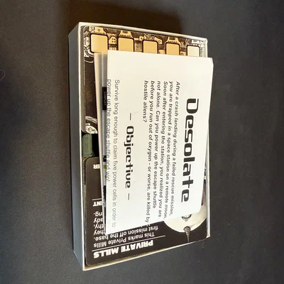 Desolate Game Insert