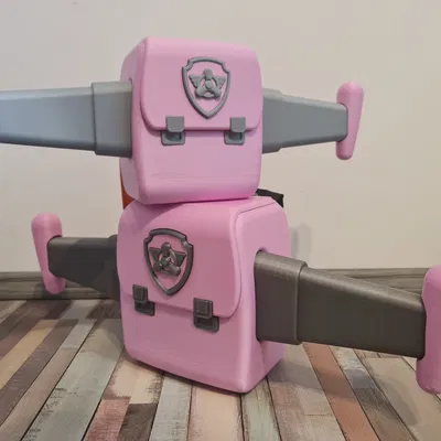 Pup Pack Skye Paw Patrol Bản Remix Có Chức Năng (Đựng Đồ Được)