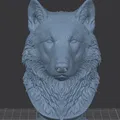 Wolf Bust (Tượng Bust Đầu Sói) - Thumbnail 1