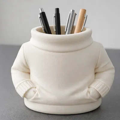 Sweater Man Pen Holder – Ống cắm bút tối giản dễ thương | Decor bàn làm việc