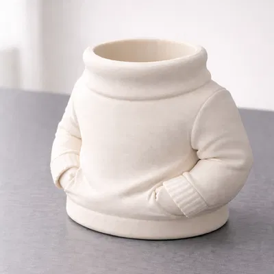 Sweater Man Pen Holder – Ống cắm bút tối giản dễ thương | Decor bàn làm việc