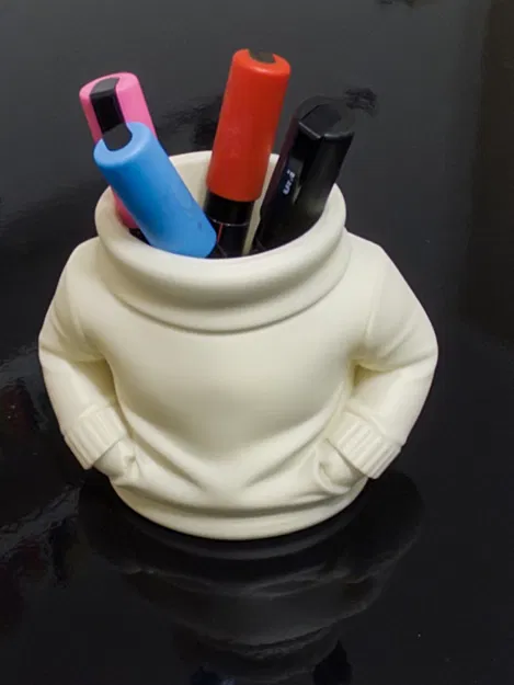 Sweater Man Pen Holder – Ống cắm bút tối giản dễ thương | Decor bàn làm việc - Image 7