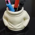 Sweater Man Pen Holder – Ống cắm bút tối giản dễ thương | Decor bàn làm việc - Thumbnail 7