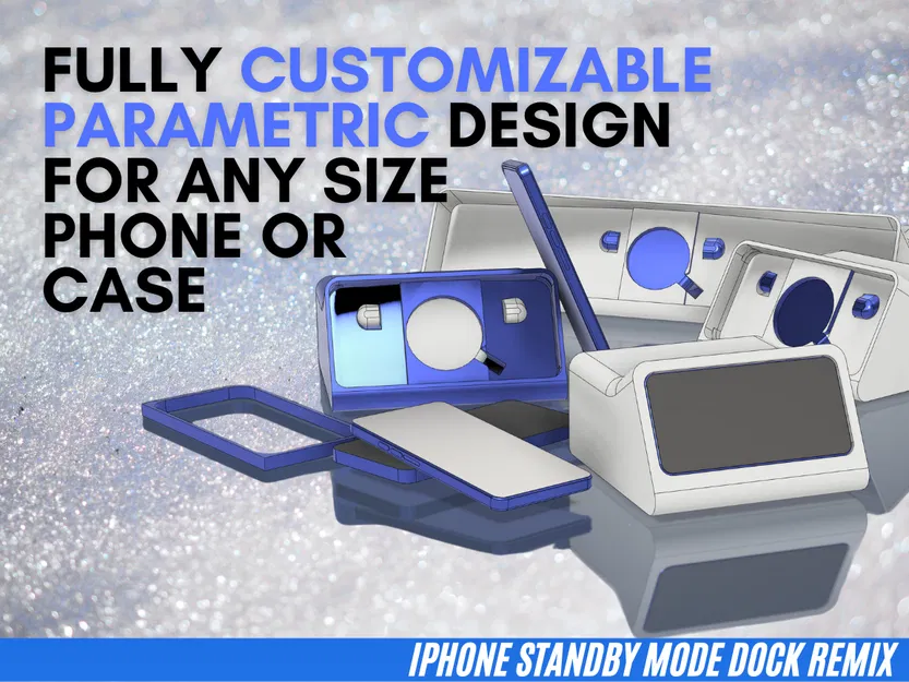 Đã upload đủ iPhone 11-16 + file parametric cho mọi điện thoại/ốp | iPhone Standby Dock Remix - Image 1