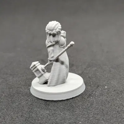 Nữ paladin halfling FDM in không cần support