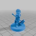 Nữ paladin halfling FDM in không cần support - Thumbnail 5