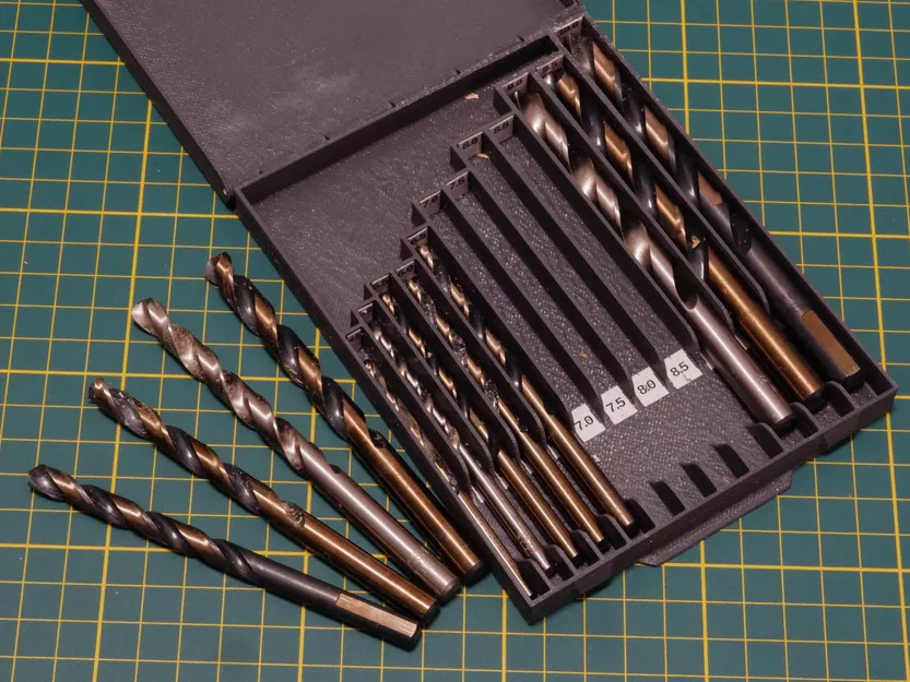 Hộp snug có nắp tuỳ biến cao cho mũi khoan - Image 1