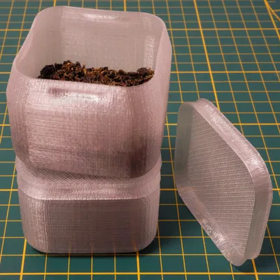 Hộp vuông có nắp chốt gài đẹp (in vase mode)