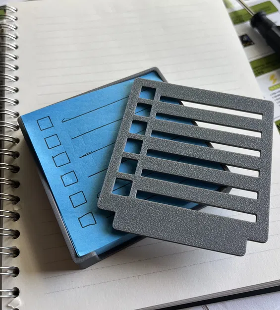 Khay Post-It kèm Stencil - Image 1