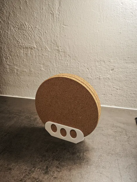 Khay/Holder đựng 3 miếng lót ly nút bần IKEA Heat - Image 1