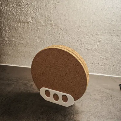 Khay/Holder đựng 3 miếng lót ly nút bần IKEA Heat