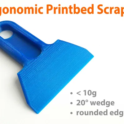 Dao cạo printbed/build plate ergonomic