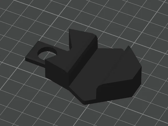 Móc khóa đỡ điện thoại hình đầu sói - Image 1