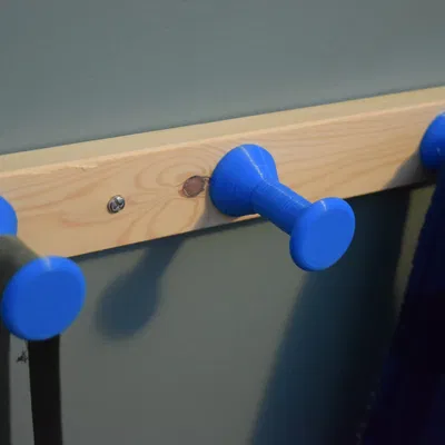 Móc treo tường giấu vít trượt vào (Short & Long) – Không cần support