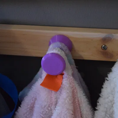 Móc treo tường giấu vít trượt vào (Short & Long) – Không cần support