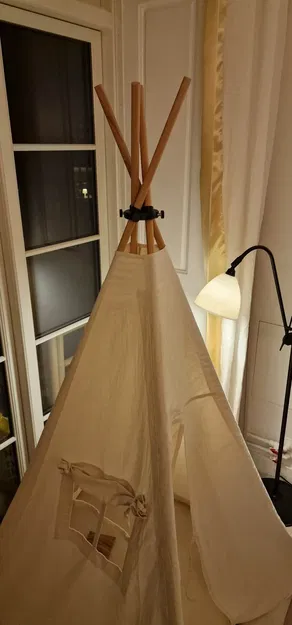 Ngàm (Bracket) canh thẳng cọc lều Teepee cho trẻ em - Image 2