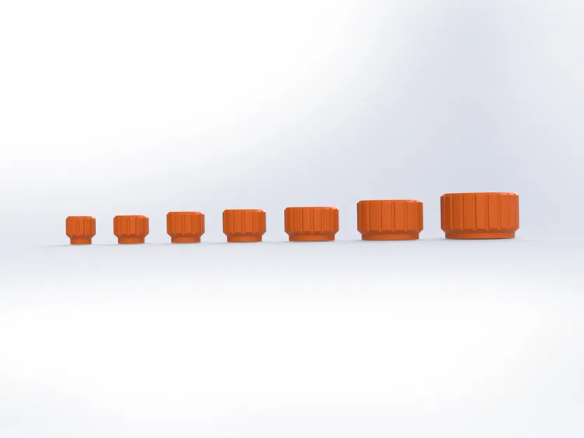 Đai ốc Knurled M3–M12 với lõi đai ốc lục giác (Hex Nut Insert) - Image 2