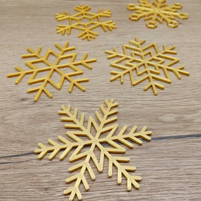 Lót ly bông tuyết (Snowflake coasters)
