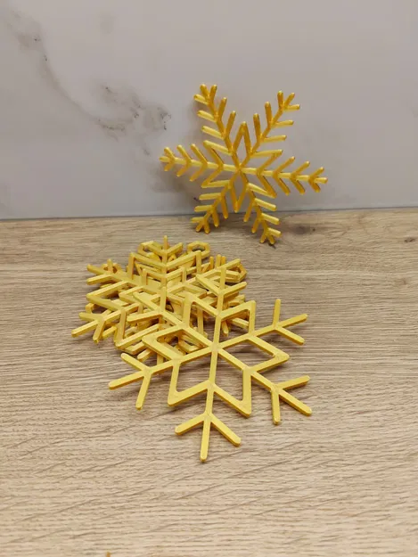 Lót ly bông tuyết (Snowflake coasters) - Image 4