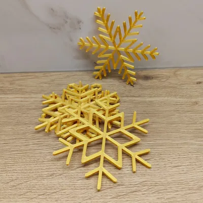 Lót ly bông tuyết (Snowflake coasters)