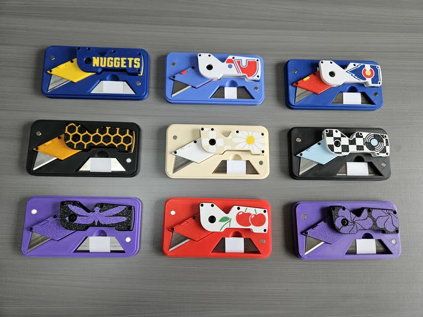 Dao gấp (Folding Knife) dùng lưỡi dao cạo thay thế - Image 4