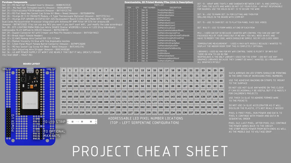 LED Matrix Display/Clock – Màn hình ma trận LED kiêm đồng hồ - Image 3