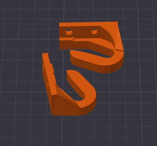 Ngàm/kẹp gắn thang–nắp Fakro (Fakro ladder/hatch mount) - Image 1