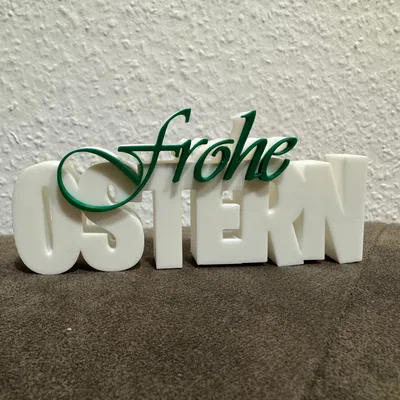 Bảng chữ “Frohe Ostern” (có thể tùy chỉnh kích thước)