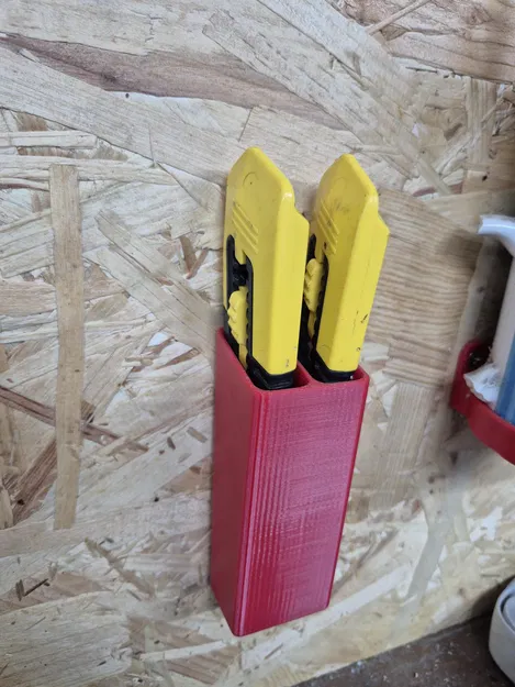 Giá đỡ 2 dao rọc thùng Stanley (Dual Stanley box cutter holder) - Image 1